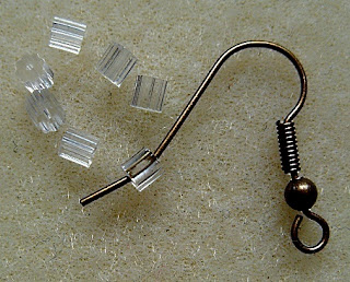 Small plastic earring backs 3mm earring stoppers