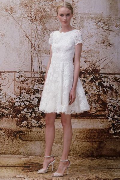Vestidos de novia cortos simples Vestidos de novia cortos simples