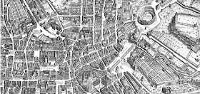 A section of Falda's incredibly detailed map of Rome
