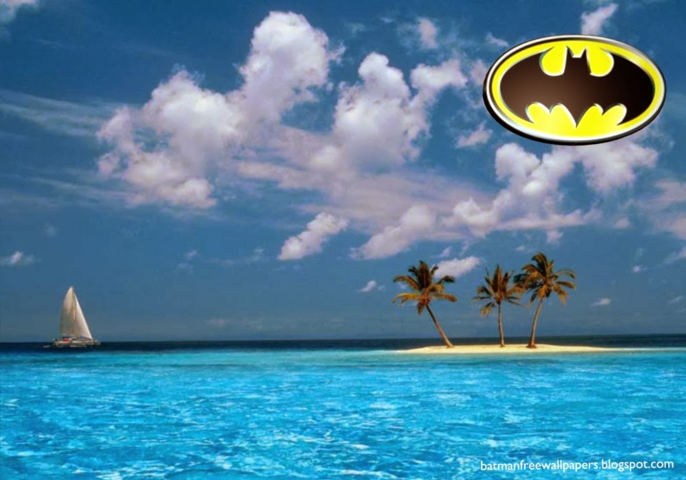 Wallpapers of Batman Dark Knight Logo at Blue Island Desktop Wallpaper
