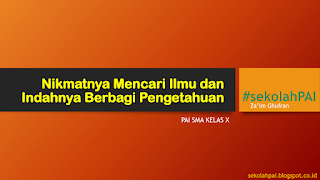 Jawaban Evaluasi Bab 10 PAI Kelas 10 Halaman 168 (Mencari Ilmu Dan Pengetahuan)