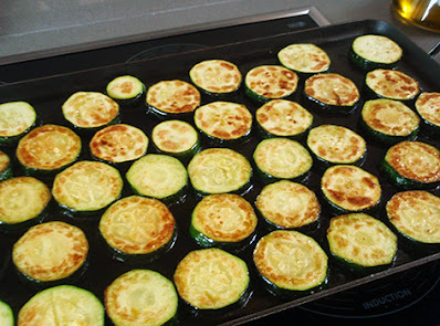 Rodajas de calabacín a la plancha