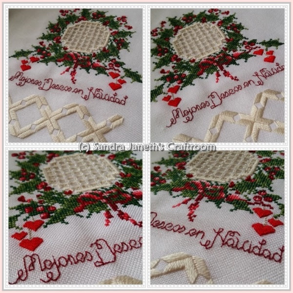 CNP - Warm Christmas Wishes, Navidad, Bordado a Mano CNP - Warm Christmas Wishes, Navidad, Bordado a Mano