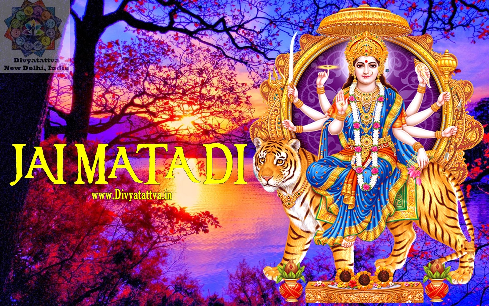 Ma Durga Devi HD Photos Navratri Jai Mata Di Wallpapers at Divyatattva