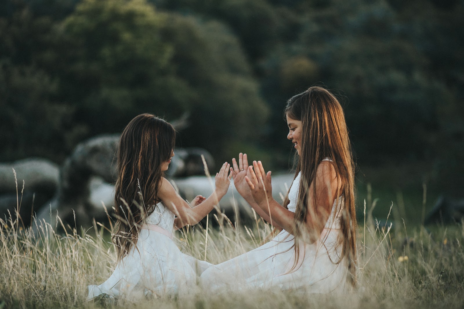 Kids Playing On Field