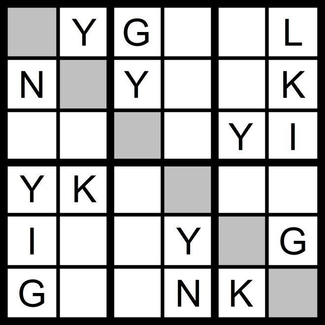 Magic Word Square New Word Sudoku Puzzles for Monday, 4/30/2018