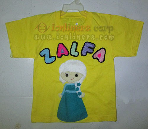 Kaos / Baju Flanel Anak Karakter Kartun Elsa Frozen Kaos / Baju Flanel Anak Karakter Kartun Elsa Frozen