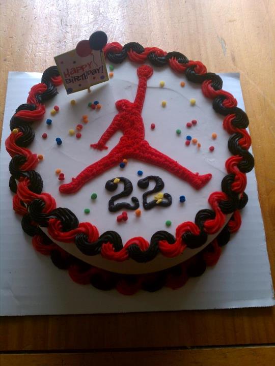 Introducing…. Jordan cake returns but in red and black!!! Introducing…. Jordan cake returns but in red and black!!!
