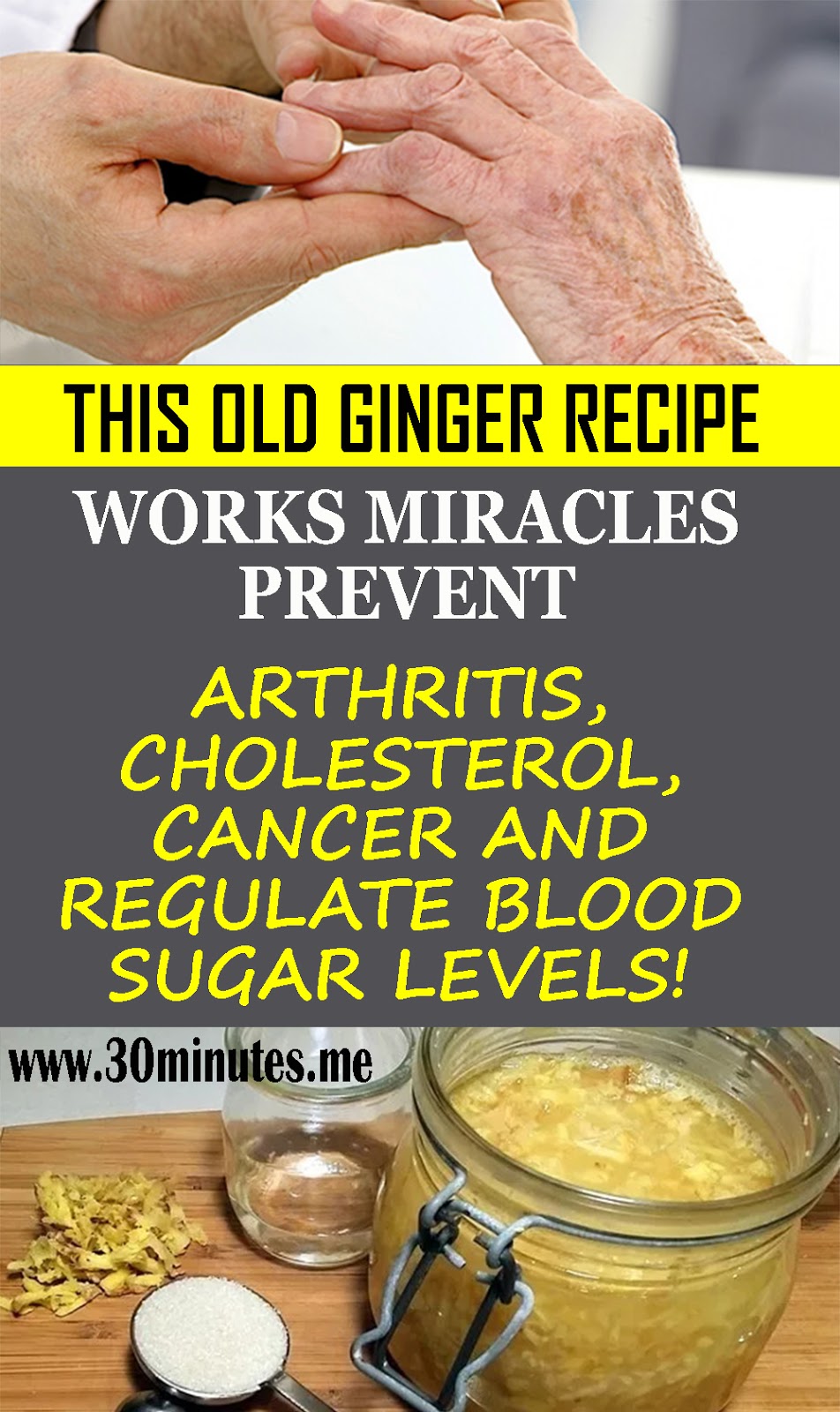 Prepare Ginger In This Old Way And Prevent Cancer, Treat Arthritis