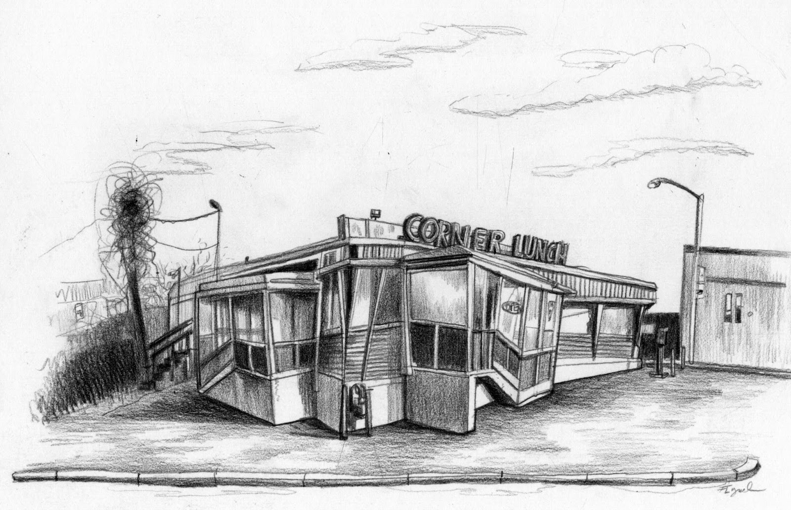 The American Diner Urban Sketchers