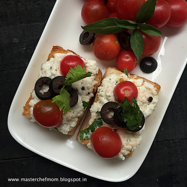 MASTERCHEFMOM: Italian Ricotta Crostini with Olives and Cherry Tomatoes Party Appetiser How MASTERCHEFMOM: Italian Ricotta Crostini with Olives and Cherry Tomatoes Party Appetiser How