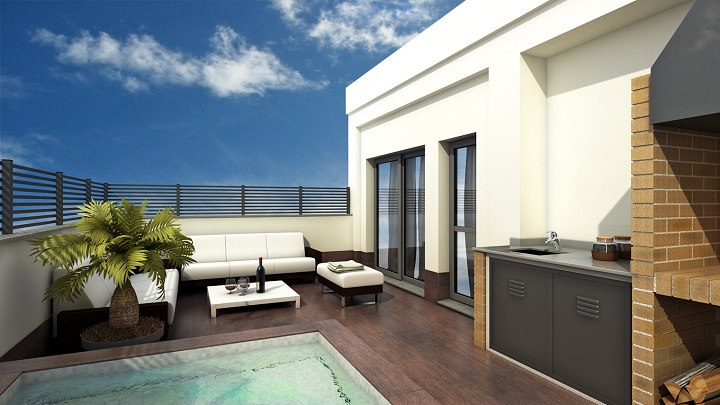 Rooftop design, House exterior, Architecture house