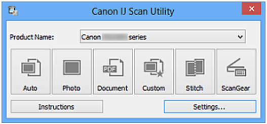 escanear con canon ij scan utility
