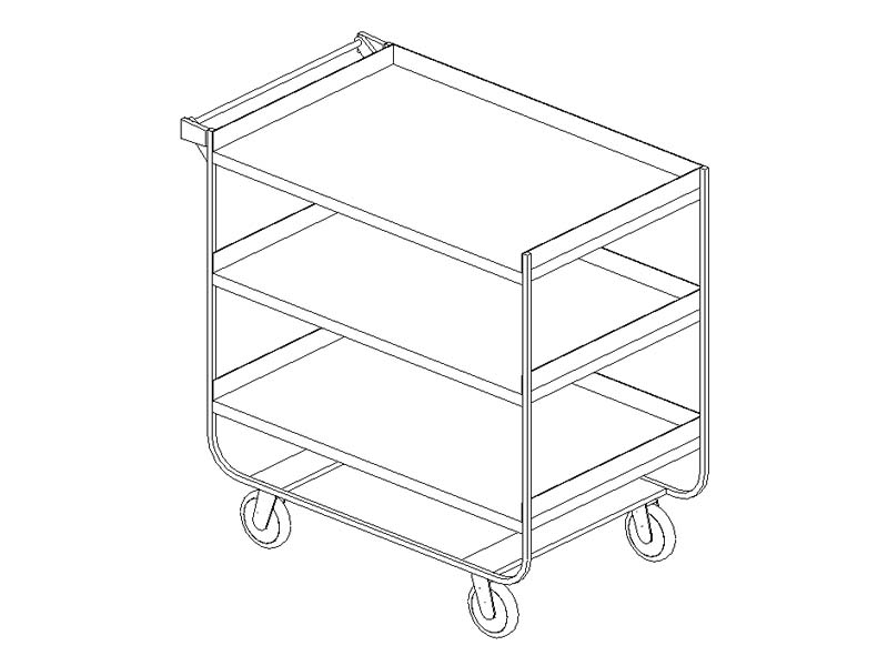 BIM HEALTHCARE REVIT FAMILIES Utility Carts