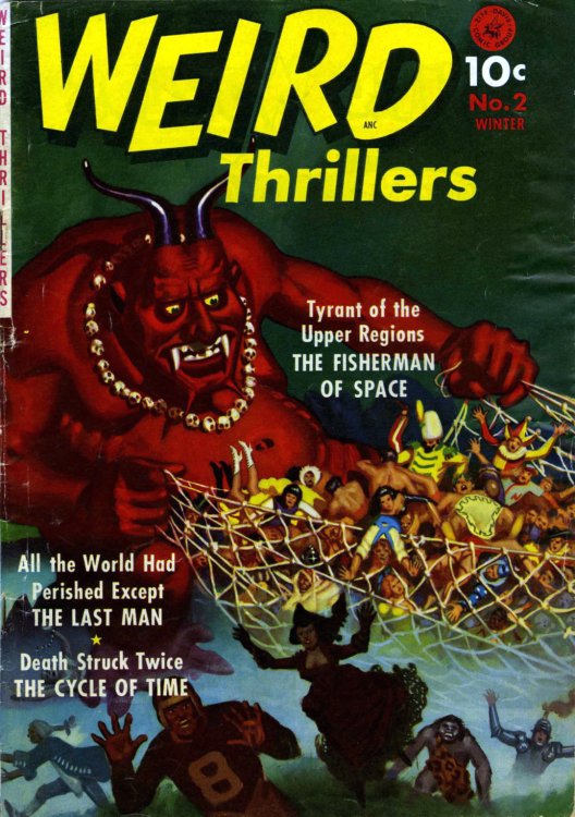 Reading Room WEIRD THRILLERS "Fisherman of Space"