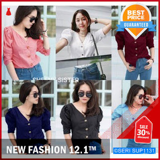 SUP1131D37 Desi Baju Blouse Santai Cewek Kekinian BMGShop