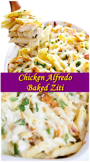 Chicken Alfredo Baked Ziti Chicken Alfredo Baked Ziti