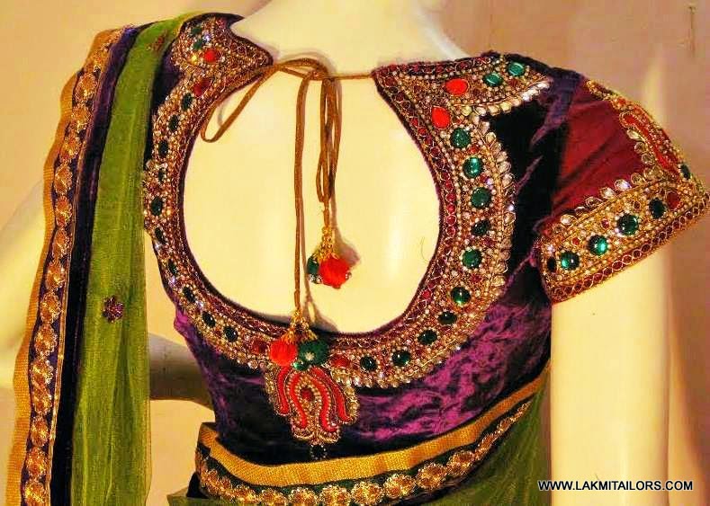 Lakmi Ladies Tailors Wedding blouses works hand embroidery blouse works