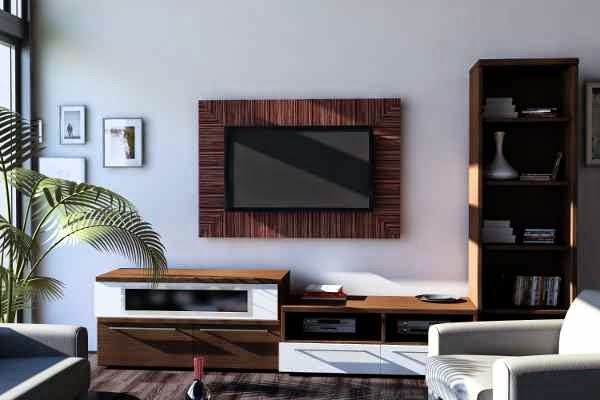 Modern TV wall &#8211; for a more pleasant evening!