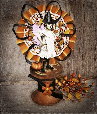 Autumn Witch Fairy Art