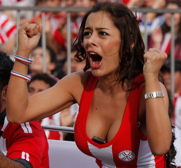 Sexy football supporter girls. Copa America Chile 2015. Beautiful latin fans, hot women. Pretty soccer amateur girls. Pics for Whatsapp. 