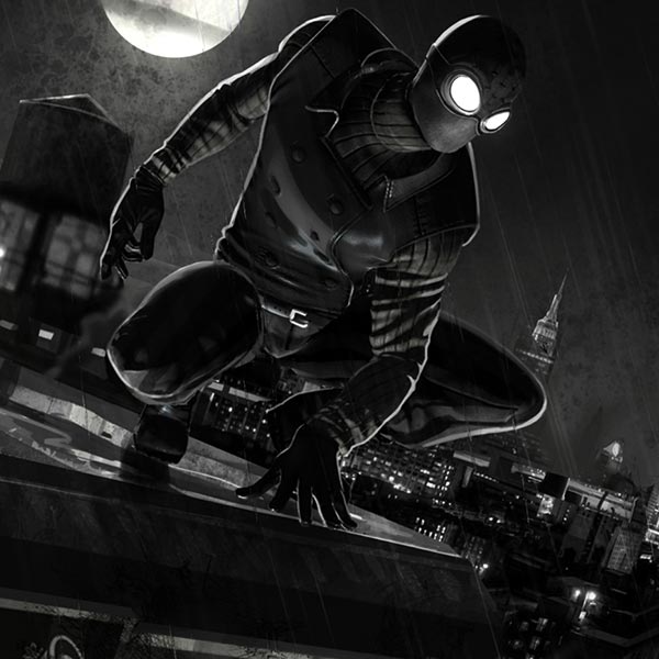 Spider-Man Noir Wallpaper Engine