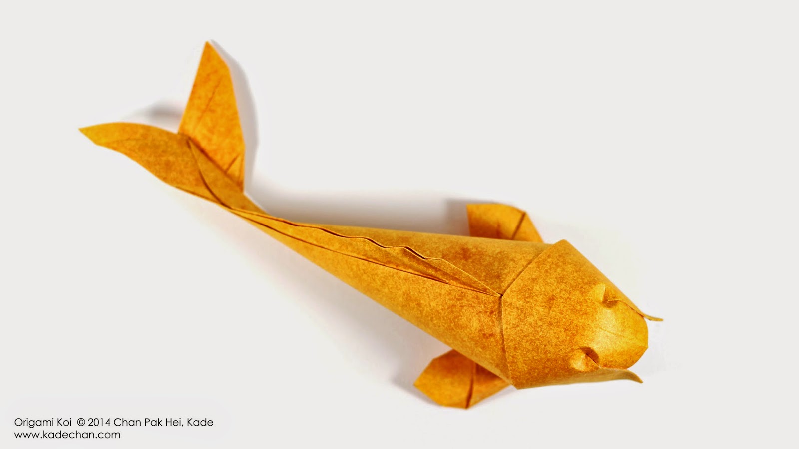 Kade Chan Origami Blog 香港摺紙工作室 (日誌) Origami Koi Fish Instruction v.2