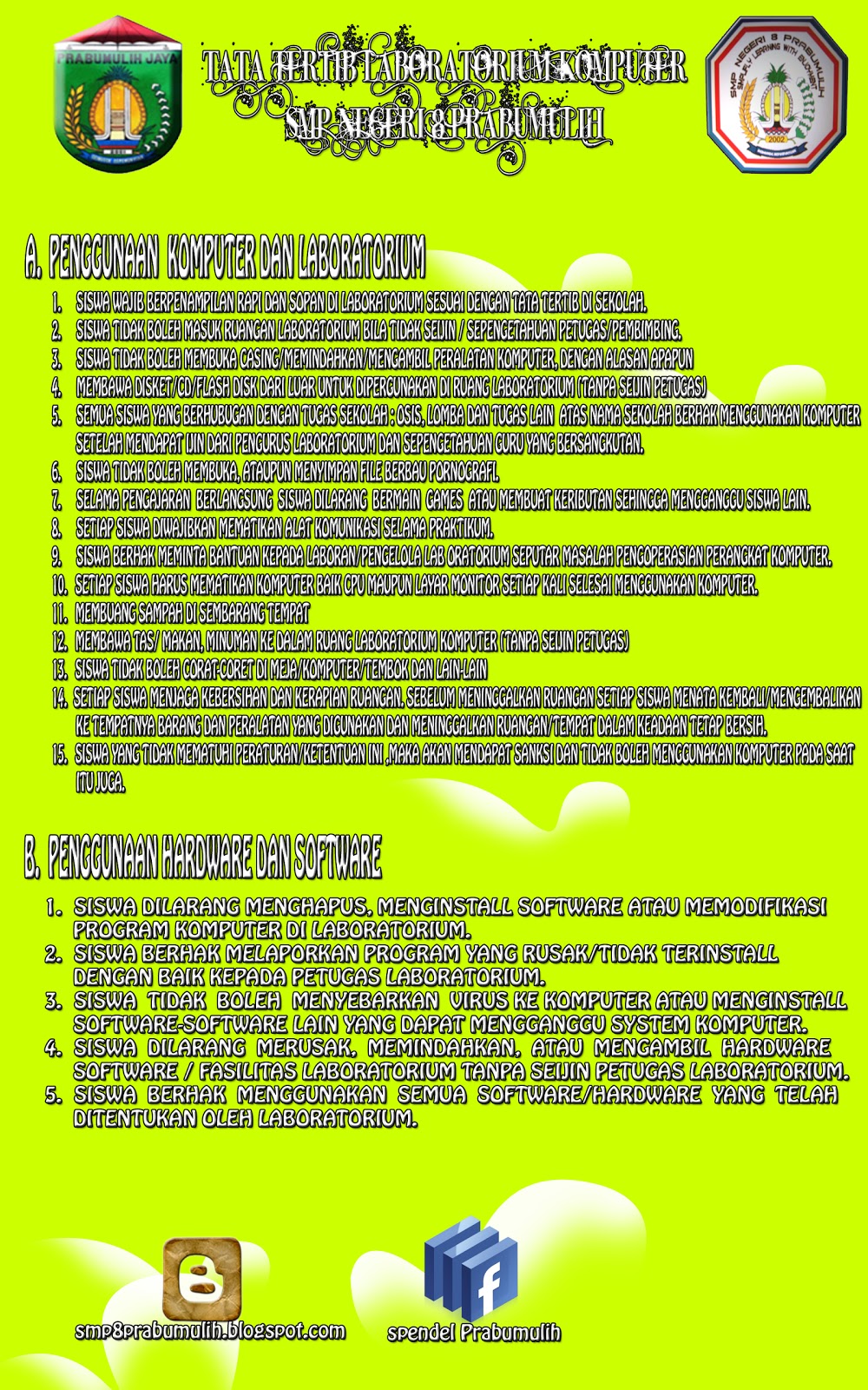 Tata Tertib Lab Komputer Berbagi Informasi
