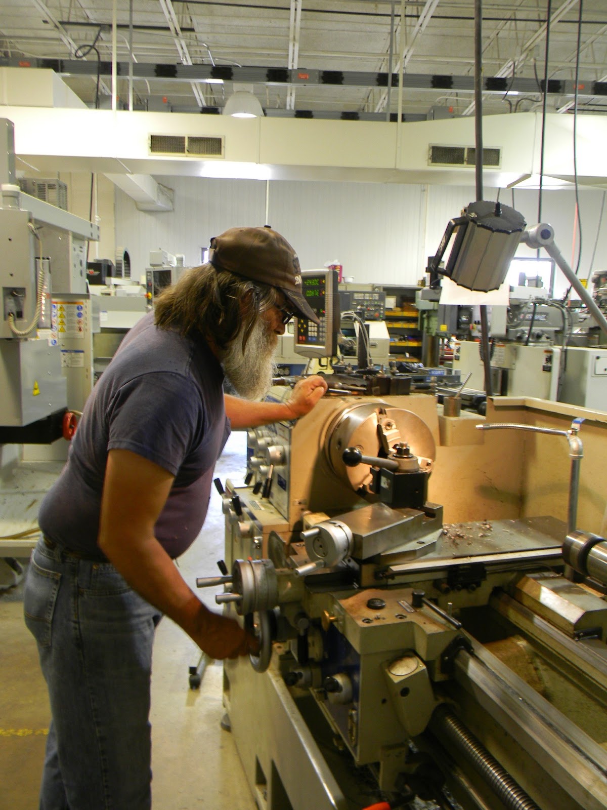 TCAT McKenzie Using Manual Lathe