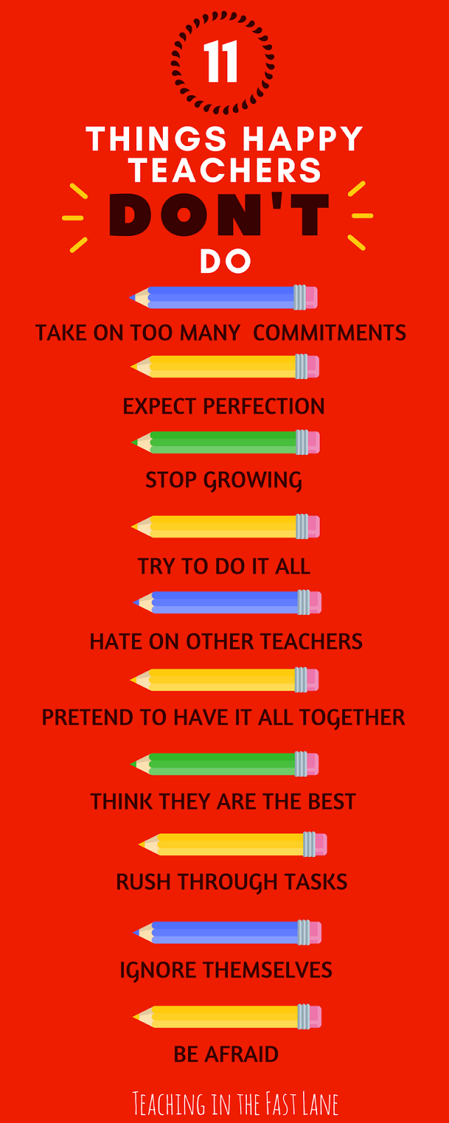 11 Things Happy Teachers DON'T Do
