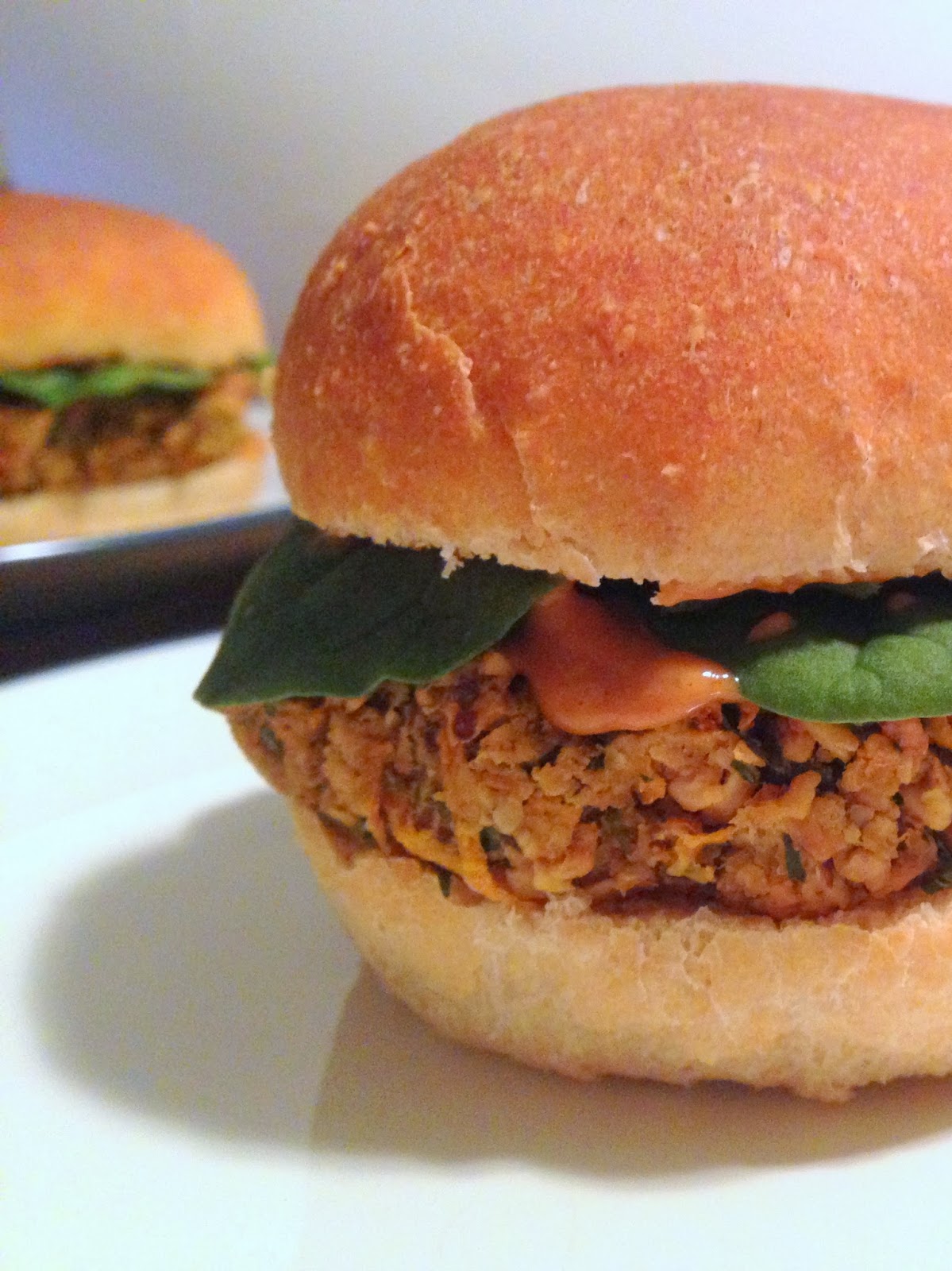Food for the Week Thai Sweet Potato Veggie Burgers with Peanut Sauce