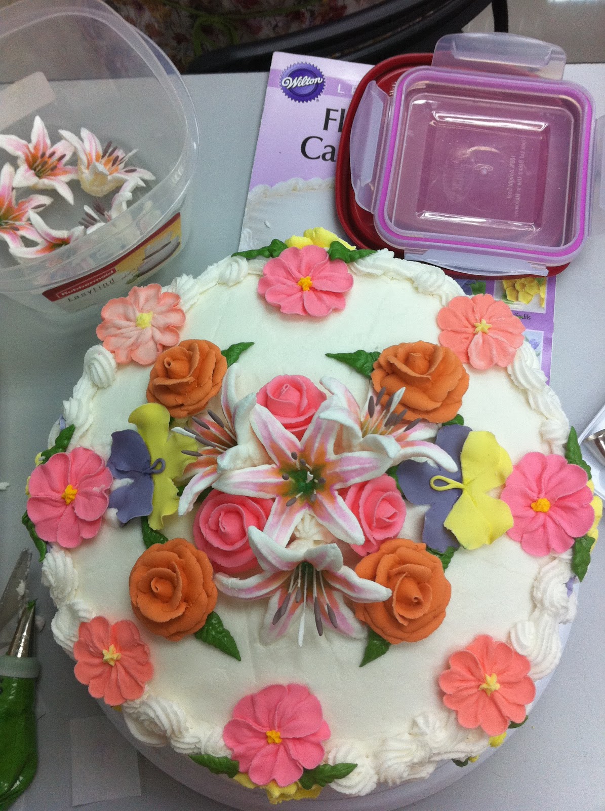 Home May'de Cakes: Wilton cake Decorating Course 2 : Class ...