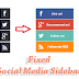 How to Add Fixed Social Media Sidebar for Blogger