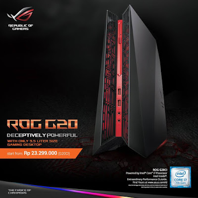 ASUS Dekstop Gaming ROG G20 | Rp23.299.000 ASUS Dekstop Gaming ROG G20 | Rp23.299.000