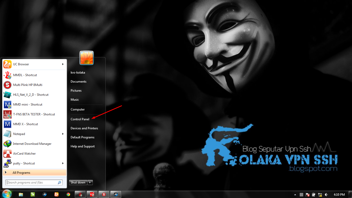 Cara Membuat Dial Up Modem Di Windows 7 KOLAKA VPN SSH
