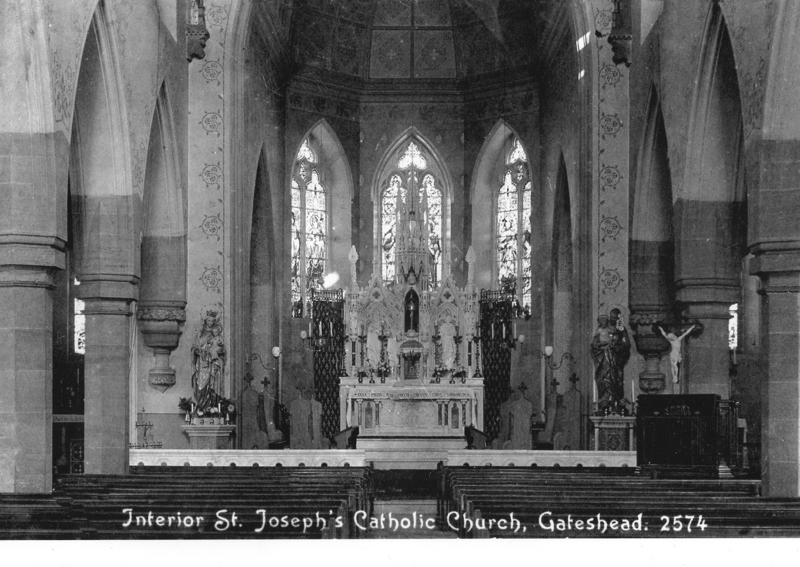 Gateshead Revisited: St Joseph`s, Gateshead, as it was.