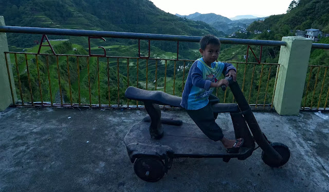 Youngest Kid Wooden Bike Riders of Banaue Ifugao Cordillera Administrative Region Philippines Youngest Kid Wooden Bike Riders of Banaue Ifugao Cordillera Administrative Region Philippines