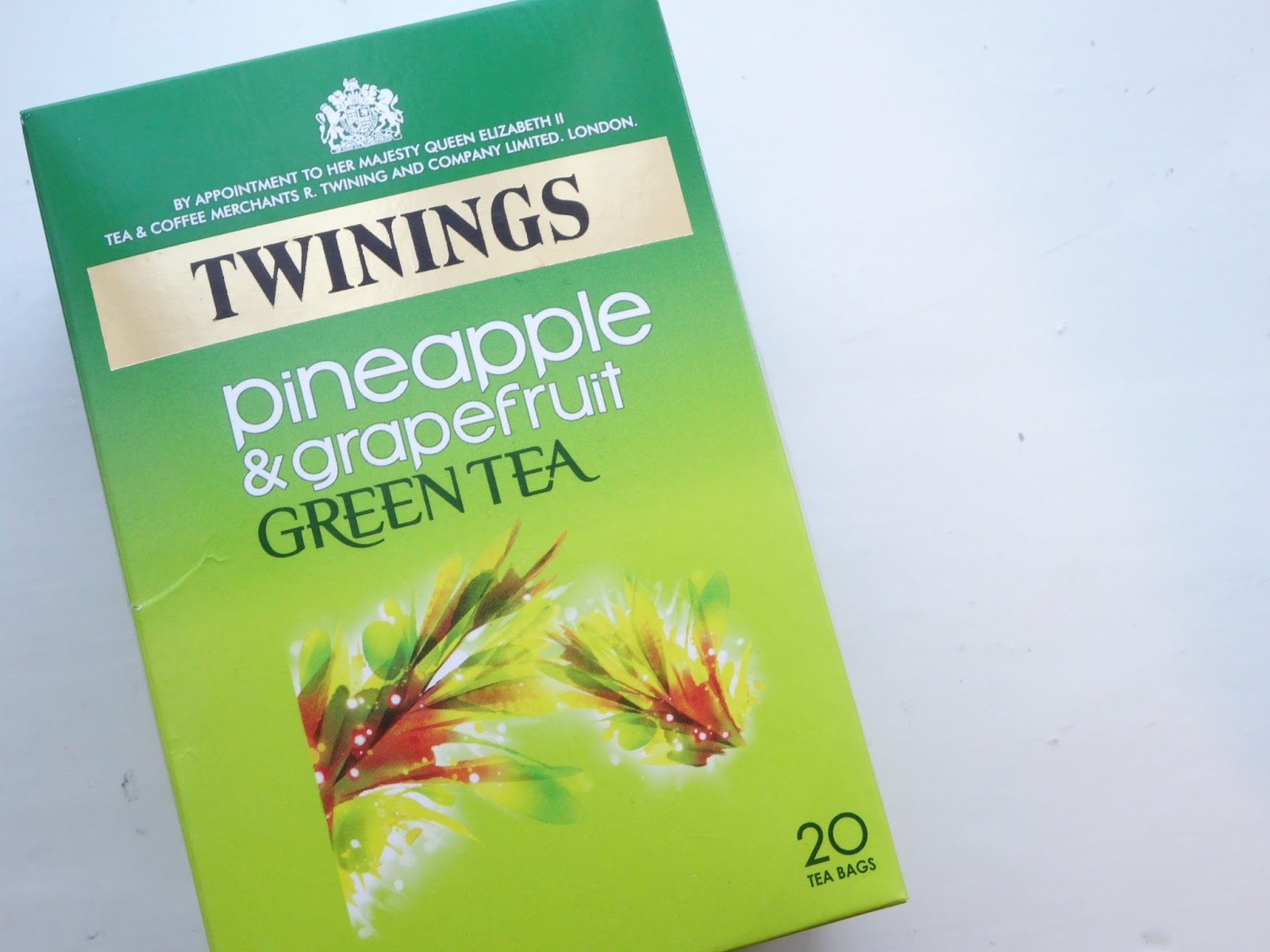 Twinings Tropical Pineapple & Grapefruit Green Tea Review Laura Thornberry Lifestyle Blogger