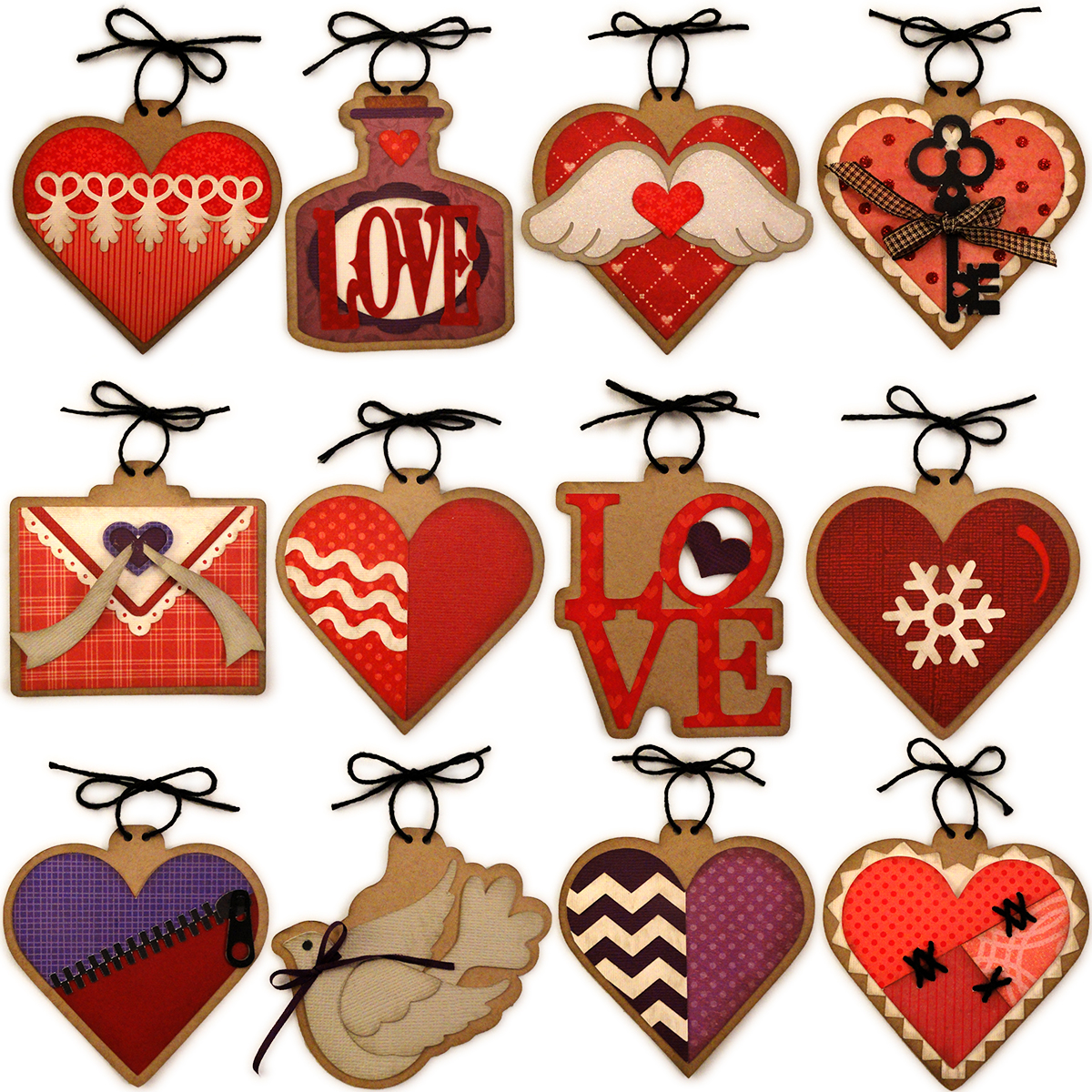 Needles n Knowledge Valentine Ornament Tree Needles n Knowledge Valentine Ornament Tree