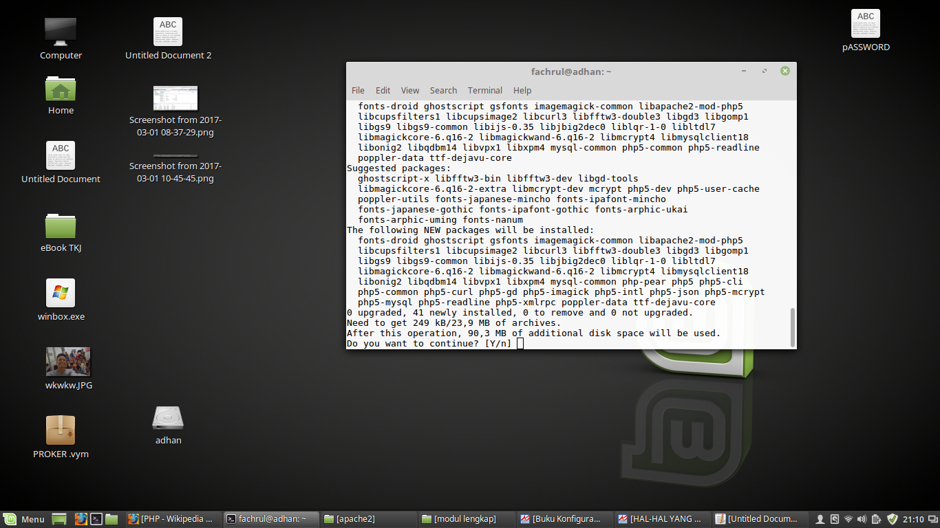 Debian группы пользователей. Mcrypt OSPANEL установка.