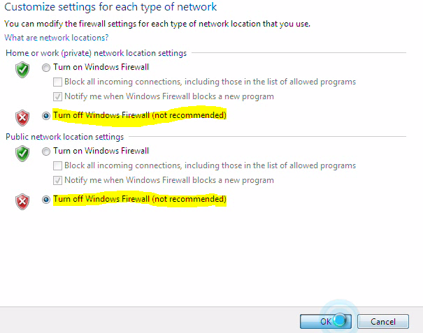 Allowed programs. Allowed programs