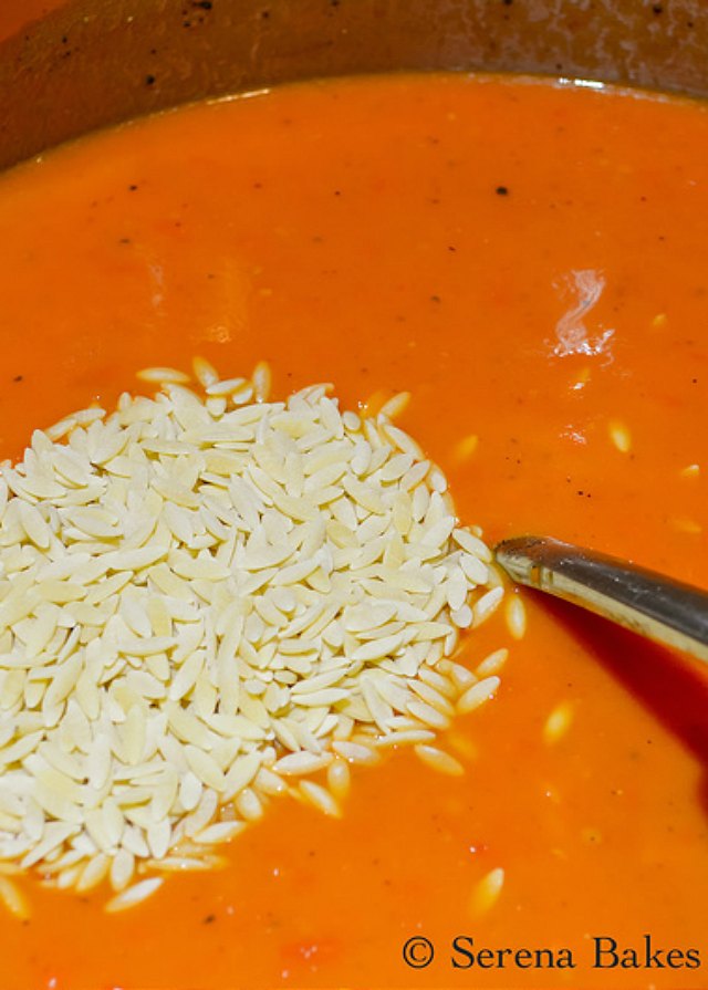 Roasted Tomato Basil Orzo Soup Serena Bakes Simply From Scratch