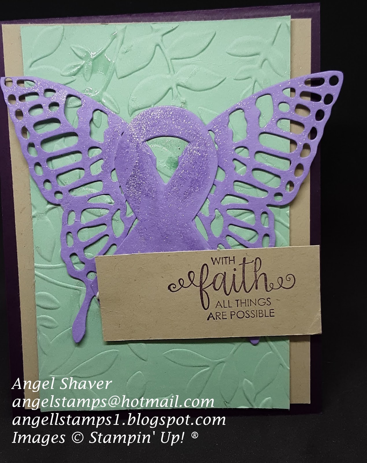 Angel Stamps Butterfly of Hope