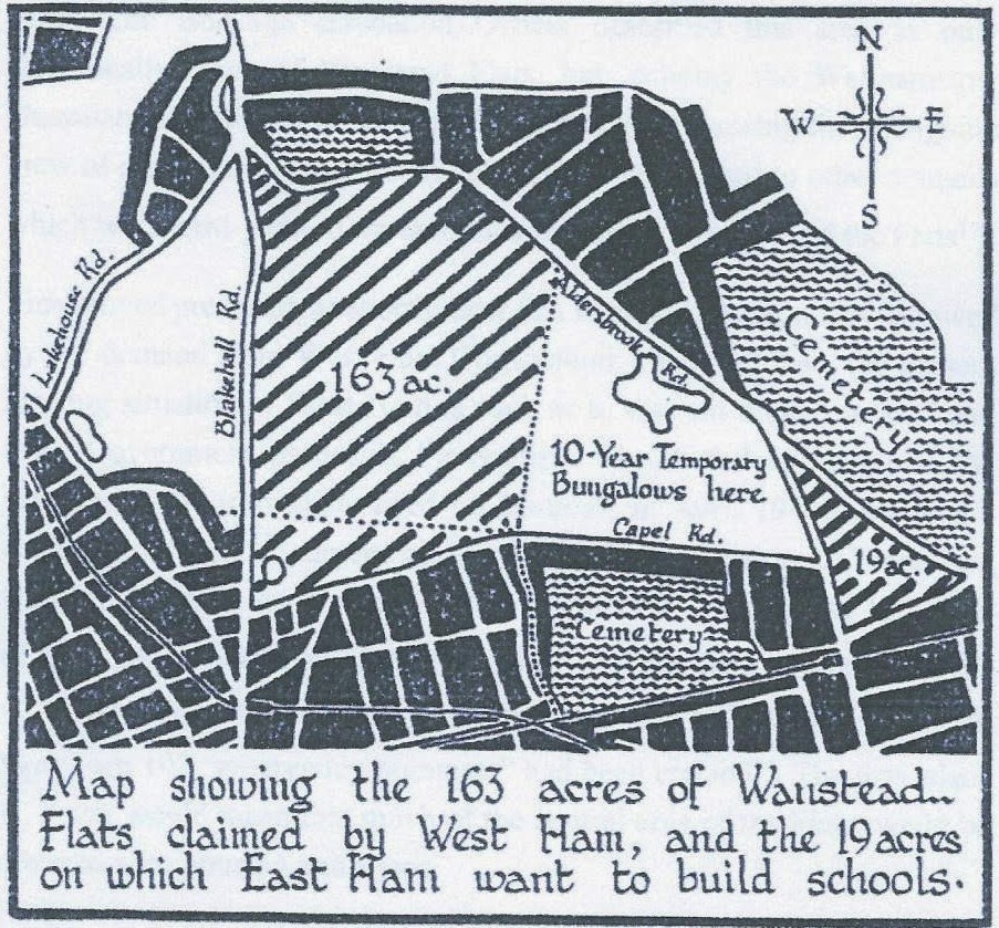 E7 Now & Then Wanstead Flats saved from post WW2 development plans