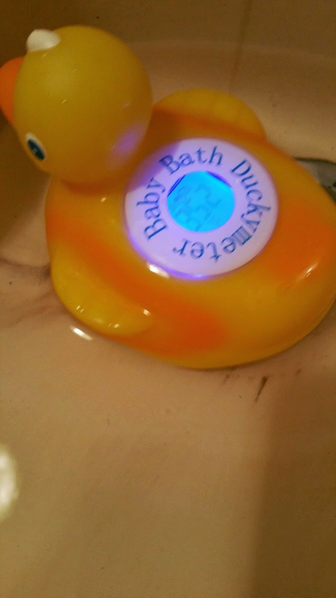 Cassie's Ramblings Baby Bath Ducky Meter