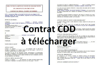 2 exemples gratuits de contrats de travail CDD en format word et pdf à télécharger ou imprimer.
