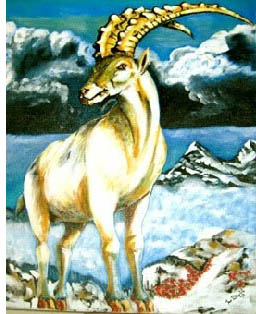 Old European culture: Zlatorog - Goldhorn