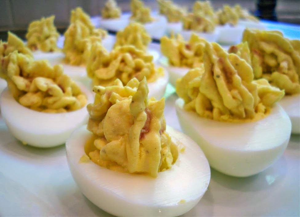 Nan's Gourmet Foods Balsamic Bacon Deviled Eggs