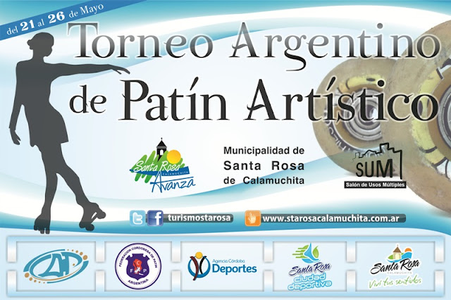 Torneo Argentino de Patin Artistico,Santa Rosa de Calamuchita;Eventos Santa Rosa de Calamuchita