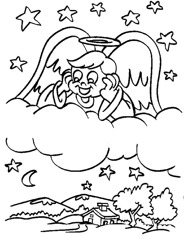 this article Angel Coloring Pages with the title Angel Coloring Pages  title=